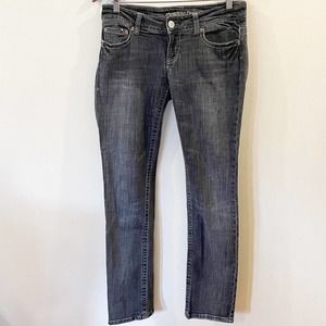 American Eagle Skinny 77 Denim Jeans Black Size 6